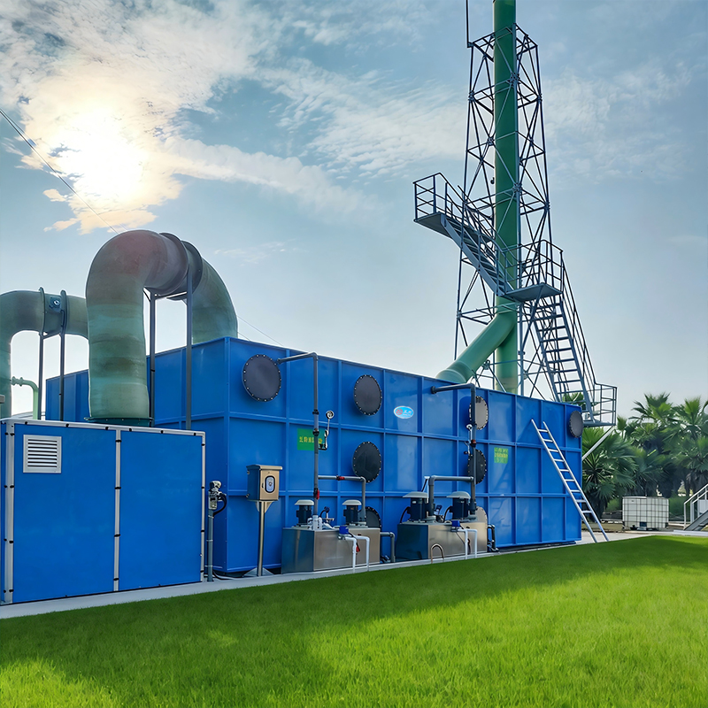 Biofilter deodorization tower
