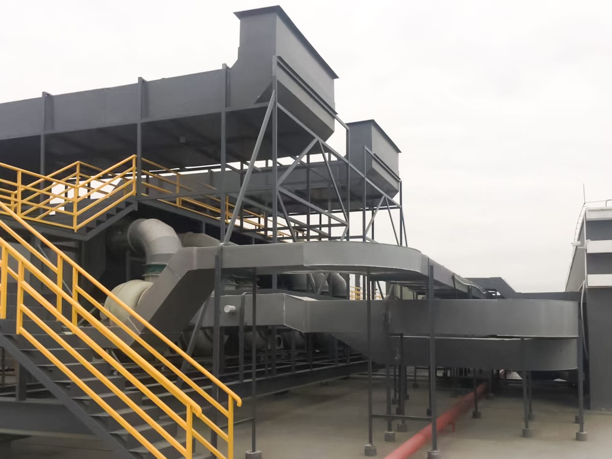 Longhu Central Laboratory Exhaust Project installation 3