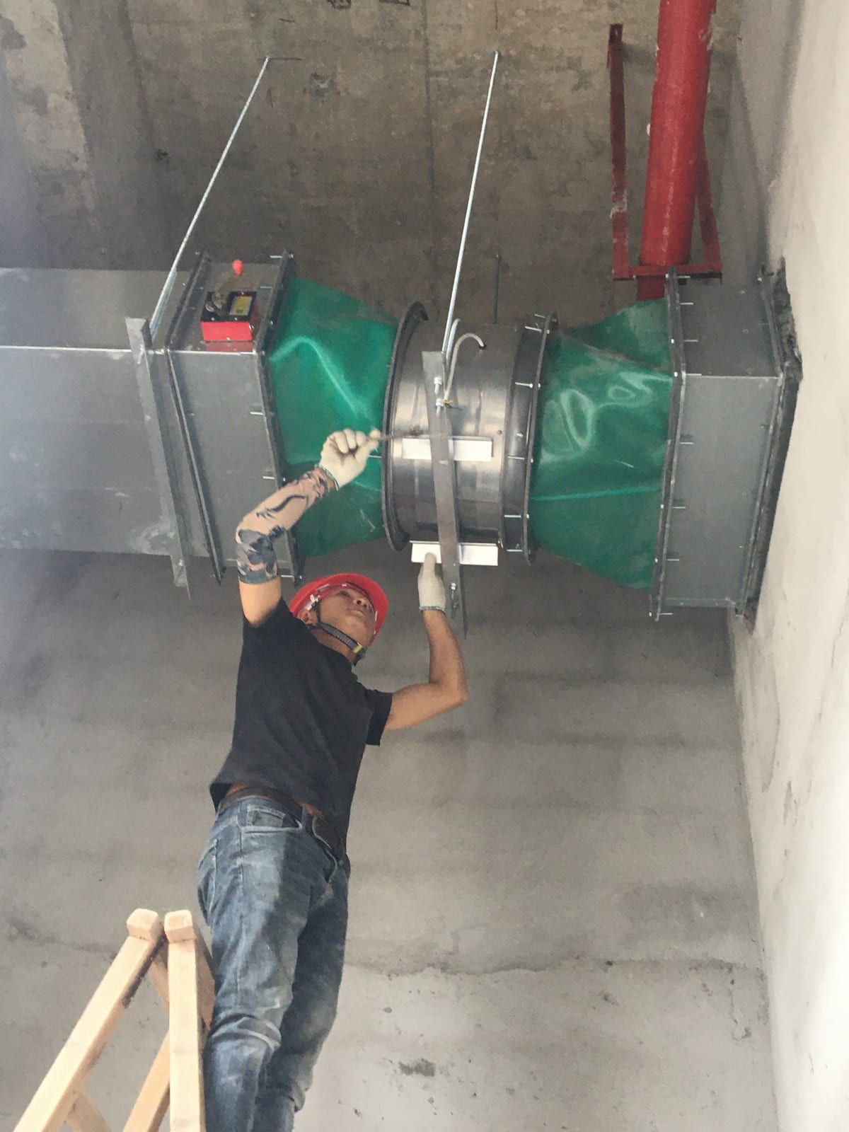 Medical Waste Collection Room installation 2